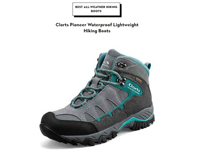 Clorts hiking boots were selected by Good Housekeeping Institute as 1 of 13 best hiking boots for women