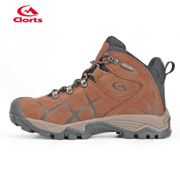 Clorts High-Cut Hiking Boots - Tackle rugged trails with confidence in these slip-resistant and durable boots designed for all-terrain exploration. AP-004A