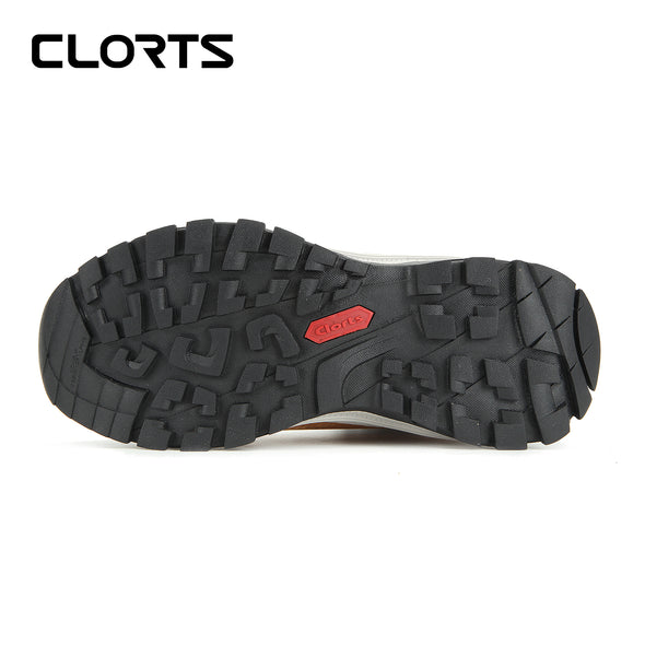 Clorts  Hiking Shoes Lightweight, Slip-Resistant Trail Hiking Shoes Durable High-Cut Hiking Boots with Breathable All-Terrain Design