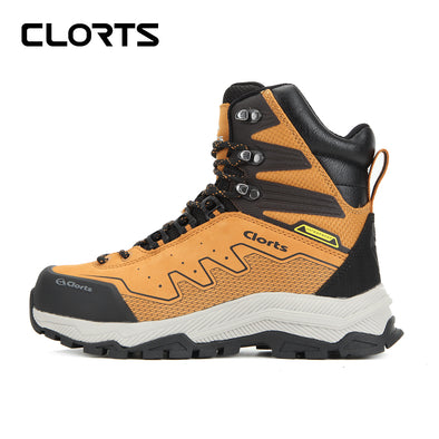 Clorts  Hiking Shoes Lightweight, Slip-Resistant Trail Hiking Shoes Durable High-Cut Hiking Boots with Breathable All-Terrain Design