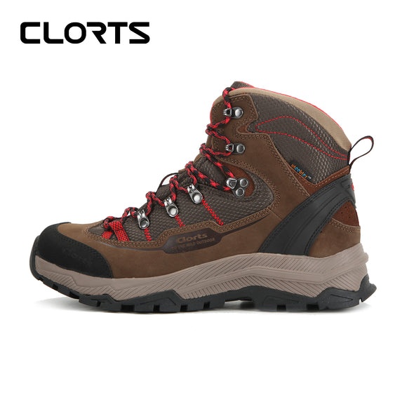 Clorts High-Cut Hiking Boots - Tackle rugged trails with confidence in these slip-resistant and durable boots designed for all-terrain exploration. 3A024