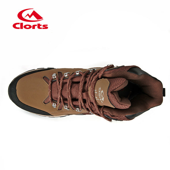 clorts Leather Waterproof Hiking Shoes - Stay comfortable and dry on your outdoor excursions with these slip-resistant and durable hiking shoes.AP-003