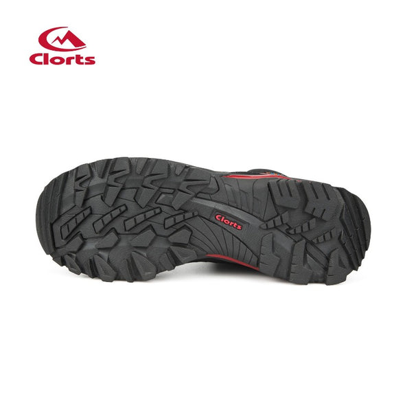Clorts Waterproof Wear-resistant Rubber  Outsole Backpacking Boots 3A016