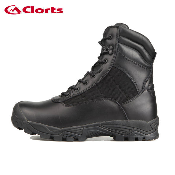 Clorts Leather Waterproof Wear-resistant Battle Boots Military Boots CMB-003