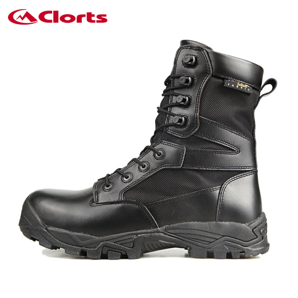 Clorts Leather Wear-resistant Rubber Outsole Militray Boots CMB-006