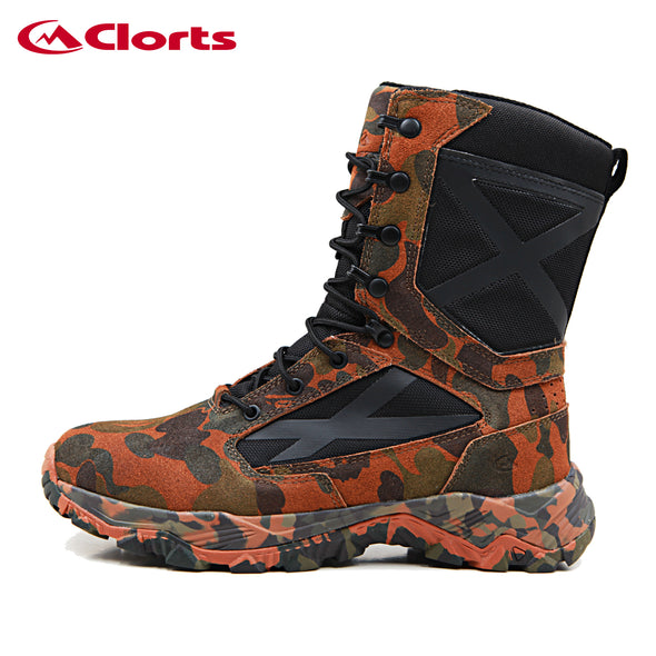 Clorts Colorful Leather Wear-resistant Battle Boots CMB-011