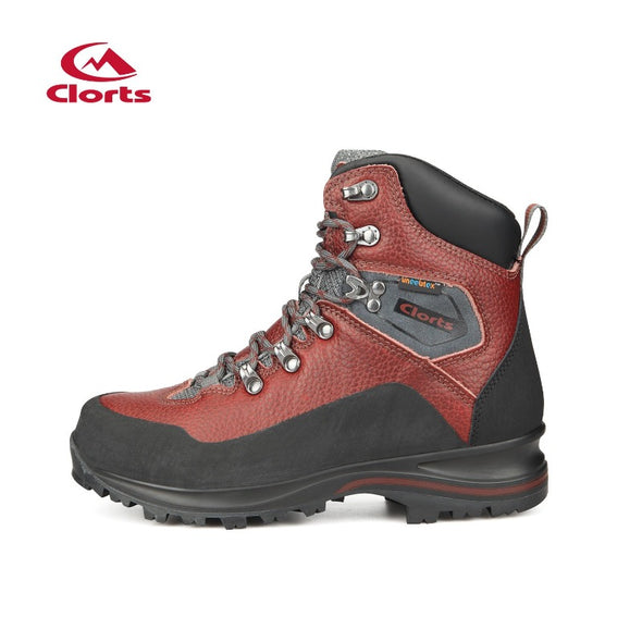 Clorts Leather Waterproof Wear-resistant PU&Rubber Outsole Backpacking Boots CS-19001